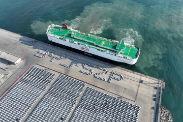 BYD perluas kapasitas ekspor EV dengan kapal pengangkut mobil kelima