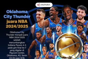 Oklahoma City Thunder juara NBA 2024/2025