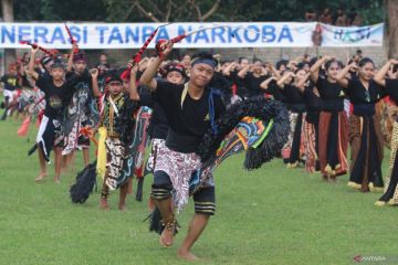 Tari Beksan Jaranan peringatan Hari Anti Narkotika