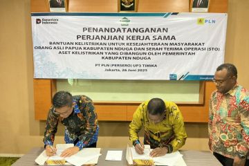 Pemda Nduga- PLN jalin kerja sama sukseskan program "Nduga Terang"