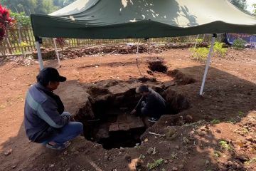 Struktur bata kuno diduga candi ditemukan warga Malang