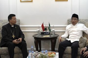 Sambangi PBNU, Ephorus HKBP perkuat kemitraan lintas agama