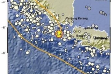 Gempa guncang sejumlah wilayah di Lampung Rabu pagi