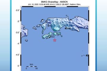 Gempa dangkal guncang Ambon Kamis sore, warga diimbau tetap tenang