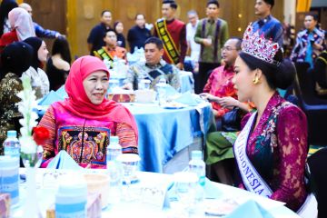 Khofifah minta Puteri Indonesia promosikan pariwisata dan budaya Jatim