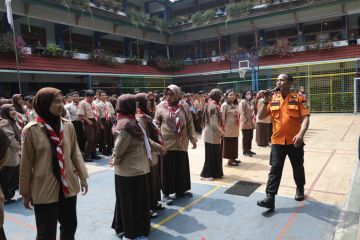 BPBD DKI edukasi peserta MPLS tentang mitigasi bencana