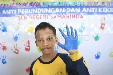 Deklarasi anti perundungan dan kekerasan di SLB Negeri Samarinda