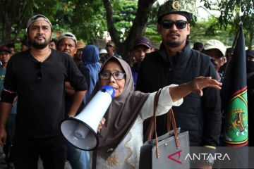 Aksi Unjuk rasa di Patra Niaga Dumai