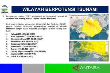 Sekitar 356.000 warga Jepang diminta evakuasi usai gempa Kamchatka