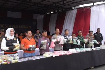 Operasi Antik 20 hari, Polrestabes Medan amankan 102 tersangka narkoba