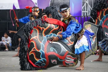 Pertunjukkan kesenian tradisional Jaranan