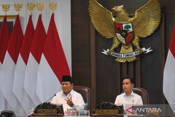 Presiden Prabowo Subianto pimpin Sidang Kabinet Paripurna