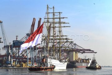 Foto: Pelepasan KJK Bima Suci ASEAN Plus Cadet Sail 2025