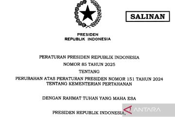 Presiden Prabowo tambah dua badan baru di Kementerian Pertahanan