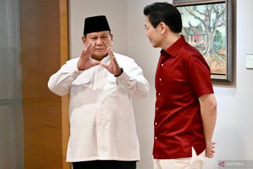 Presiden Prabowo Subianto disambut meriah di Parade Hari Nasional Singapura 2025