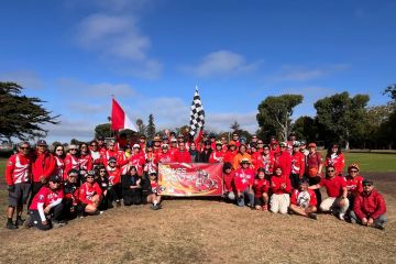 Warga dan diaspora Indonesia ikuti Gowes Merdeka di San Francisco