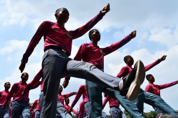 Latihan Paskibraka Kota Madiun