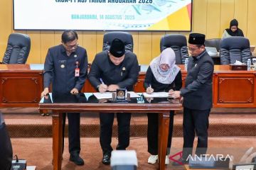 Penandatanganan kesepakatan KUA-PPAS tahun 2026