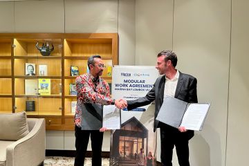 WIKA Gedung Tingkatkan Pengembangan Marina Bay Lombok dengan Pembangunan Villa Modular
