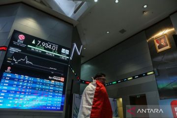 IHSG Kamis sore ditutup melemah di tengah "wait and see" pidato Ketua The Fed