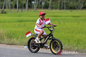 FOTO - Karnaval rakyat HUT RI di pedesaan Aceh Besar
