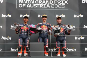Pembalap Astra Honda persembahkan tiga podium saat HUT ke-80 RI