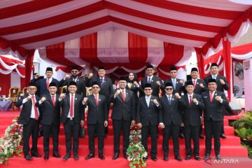 Anggota DPRD Banjarbaru hadiri upacara HUT ke-80 RI