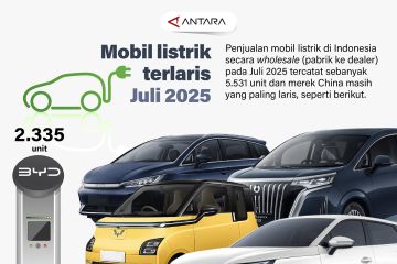 Mobil listrik terlaris Juli 2025