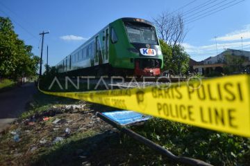 Perlintasan sebidang dengan sistem peringatan dini rusak