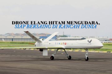 Drone Elang Hitam mengudara, siap bersaing di kancah dunia