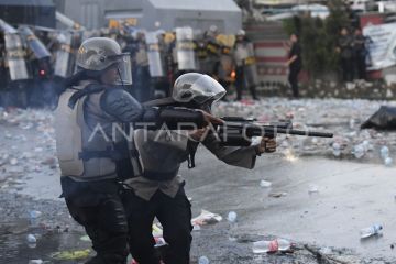 Aksi unjuk rasa di Samarinda