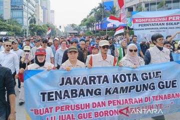 Elemen masyarakat Tanah Abang gelar deklarasi damai jaga Jakarta