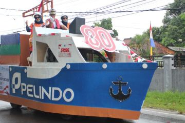 Pelindo Pangkalabalam ikut meriahkan karnaval kendaraan hias