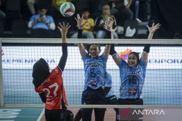 Tim voli Rajawali O2C menang atas Bank Jatim