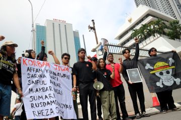 Aksi solidaritas aktivis Malaysia