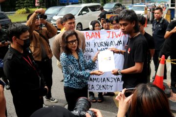 Aksi solidaritas aktivis Malaysia