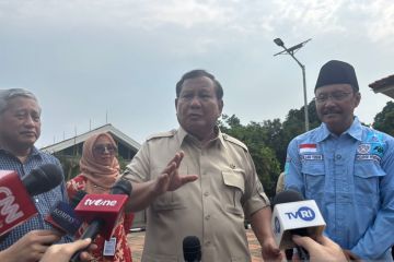 Prabowo minta tunggu waktu soal pelantikan Menko Polkam-Menpora
