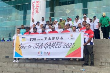 Sepuluh atlet tarik tambang Papua siap berlaga dalam SEA Games 2025