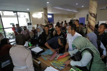 Calon pemohon SKCK di Blitar