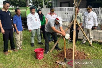 Jakbar kembali tanam ratusan tanaman di Semanan