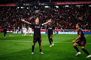 Alex Grimaldo ukir dwigol saat Leverkusen kalahkan Mainz 4-3 