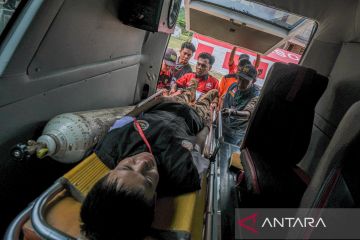 Simulasi penyelamatan bencana wilayah perairan di Kendari