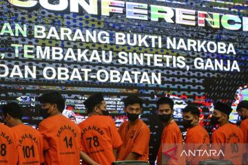 Pemusnahan barang bukti narkotika di Banten