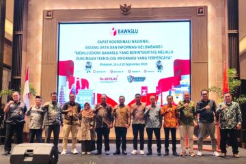 22 Bawaslu provinsi perkuat integrasi validasi data hadapi Pemilu 