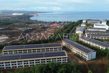 Penggunaan panel surya atap Harita Nickel