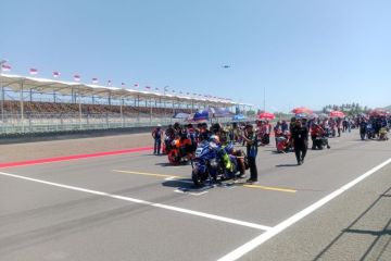 Sistem elektronik Sirkuit Mandalika dites jelang MotoGP Indonesia 2025