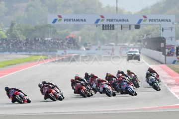 Pembalap MotoGP dijadwalkan tiba hari ini di Lombok