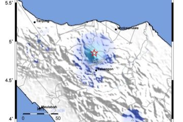 Info Gempa hari ini baru saja M3,2 guncang Bener Meriah Aceh