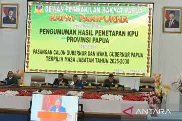 DPRP umumkan Matius Fakhiri-Aryoko Gubernur dan Wakil Gubernur Papua