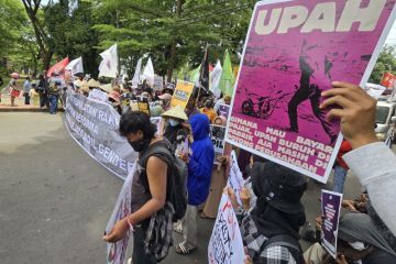 FOTO - Unjuk rasa desak kekerasan terhadap petani